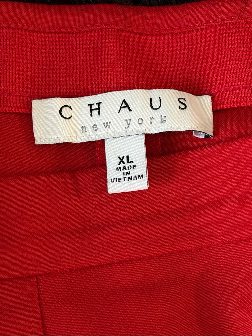 Chaus Bright Red Straight-Leg Pants - Picture 5 of 9